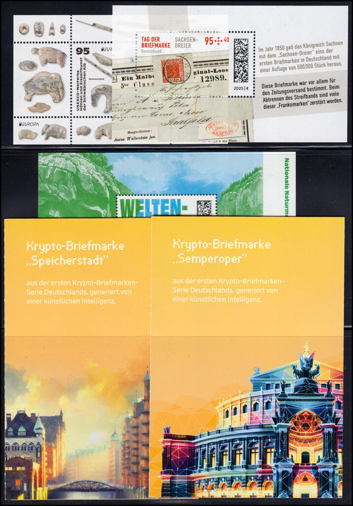 Briefmarkenausgaben Deutschland 2025 - Teil 3