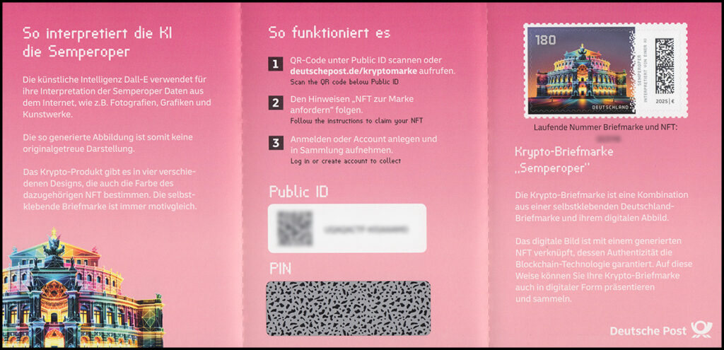 MH 133d Semperoper Dresden in pink, Innenteil
